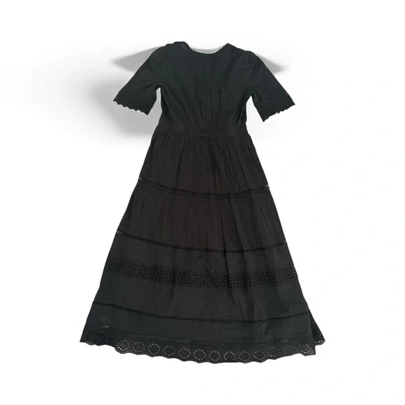 GAP Black Button-Down Midi Dress - Picture 2 of 7